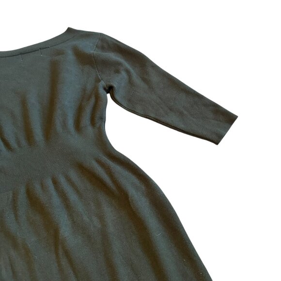 Modern Citizen Green Sweater Dress Off-Shoulder Long Sleeve Stretch Size Medium - Picture 9 of 12